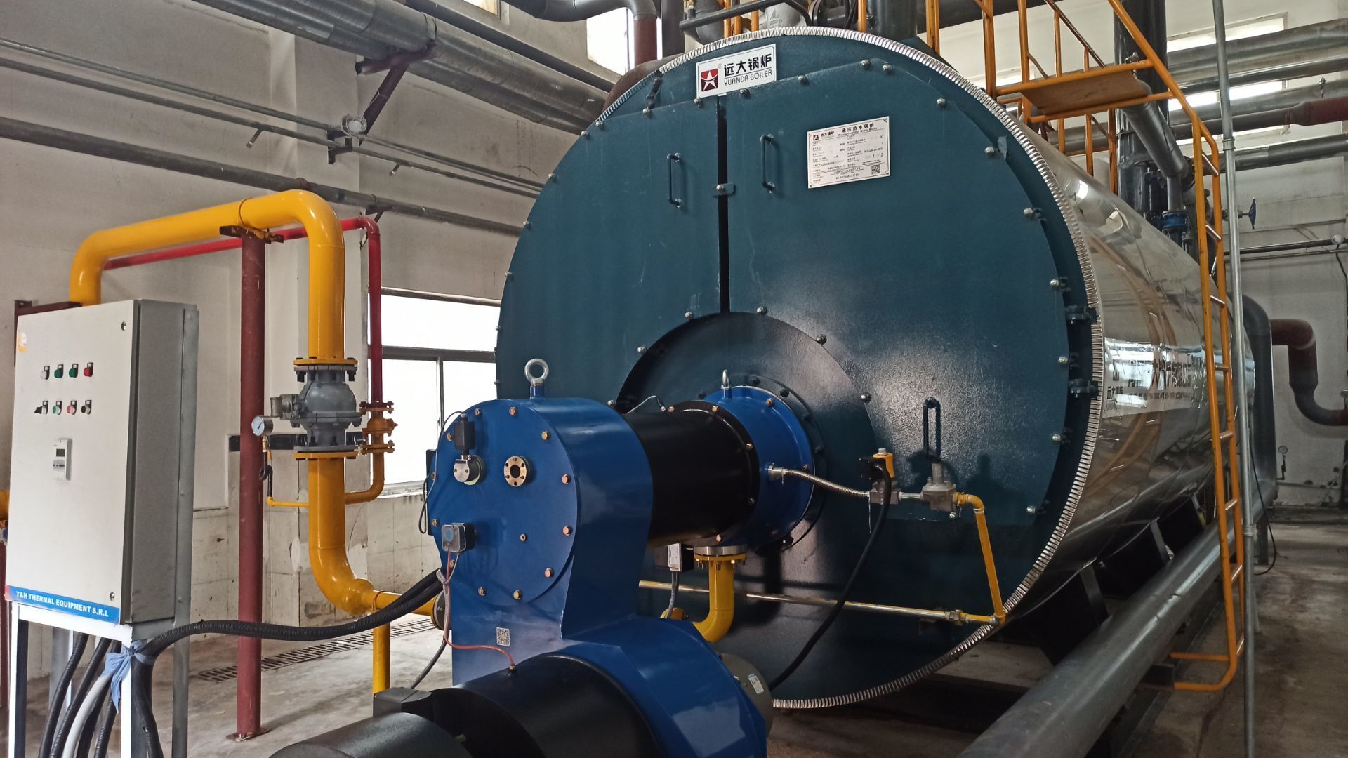 3500kw 3.5mw diesel hot water boiler for wood drying factory